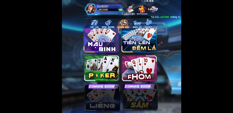 Chuyên mục game bài đổi thưởng tại cổng game bài trực tuyến