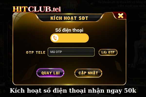 Nhà Cái Hitclub tặng 50k không cần nạp