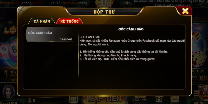 Hỗ Trợ Nạp Tiền
