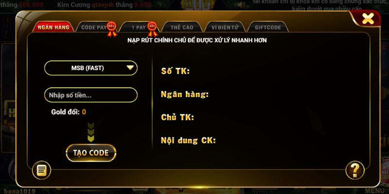 Nạp Tiền Hitclub